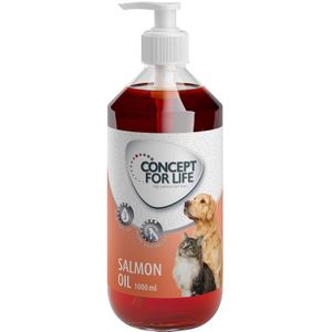 1000ml Zalmolie voor Hond/Kat Concept for Life