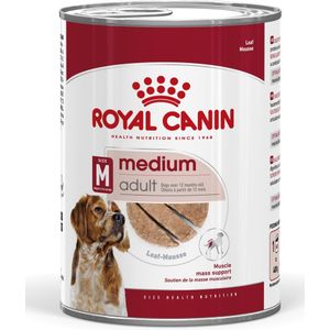 48x410g Royal Canin Medium Adult Mousse natvoer voor honden