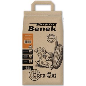 - 7 l (ca. 4,4 kg) Super Benek Corn Cat Natural - Kattenbakvulling