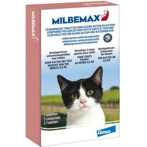 2 Tabletten Milbemax Kitten / Small Cat - NL