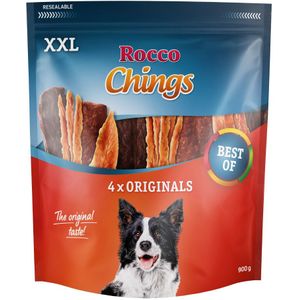 900g Chings XXL Mix: kippenborst, eendenborst, rund Rocco Hondensnacks
