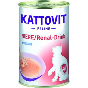 24x135ml Kattovit Nier/Renal Drink voor Katten