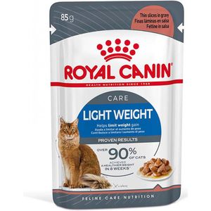 12x85g Light Weight Care in Saus Royal Canin Kattenvoer