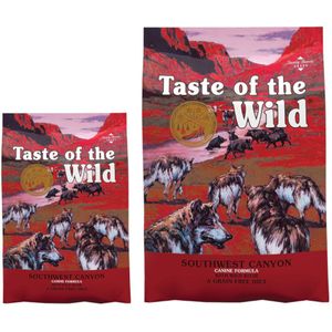 12,2kg  2kg gratis! Southwest Canyon Canine Taste of the Wild Hondenvoer
