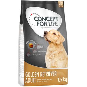 Probeerprijs! 1 kg / 1,5 kg Concept for Life Hondenvoer - 1,5 kg Golden Retriever Adult