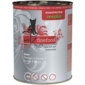 6x400g Kip Catz Finefood Monoprotein zooplus Kattenvoer nat