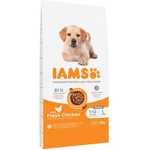 IAMS Advanced Nutrition Puppy & Junior Large Kip Hondenvoer - 12 kg