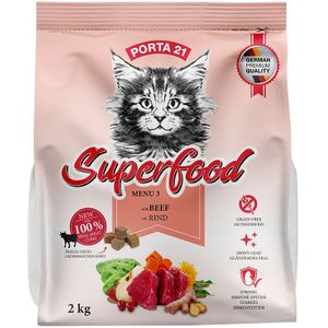 Porta 21 Superfood Menu 3 met Rund Kattenvoer - 2 kg