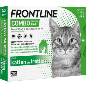 3 Pipetten Frontline Combo Spot-On Kat