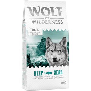 12kg 'Deep Seas' met Haring Wolf of Wilderness Hondenvoer