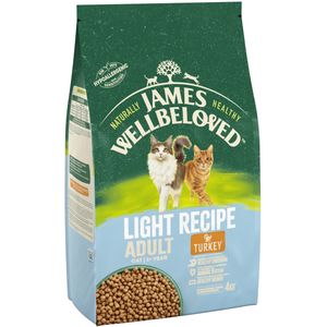 4kg Adult Cat Light Kalkoen James Wellbeloved Kattenvoer