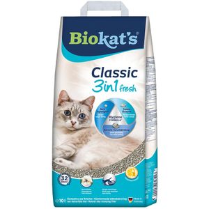 10l Classic Fresh 3in1 Cotton Blossom Biokat's Kattenbakvulling
