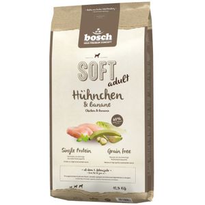 12,5kg bosch Soft Kip & Banaan Hondenvoer