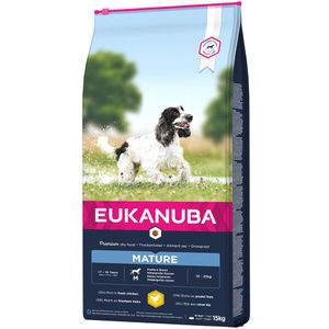 15 kg Thriving Mature Medium Breed Kip Eukanuba Hondenvoer