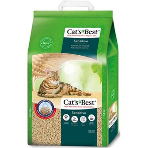 20l (ca. 7,2kg) Sensitive Cat´s Best Kattenbakvulling