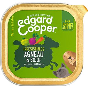 300g Edgard & Cooper Adult graanvrij lam, rund - Hondenvoer