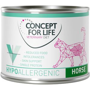 6x200g Hypoallergenic Paard Concept for Life Veterinary Diet Kattenvoer