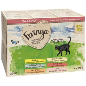 6x100g Kuipje II (6 soorten) Feringa Kattenvoer