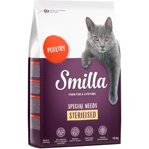 10 kg Smilla Adult Sterilised Kattenvoer Droog