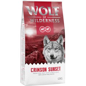 12kg 'Crimson Sunset' Lam & Geit Wolf of Wilderness Hondenvoer