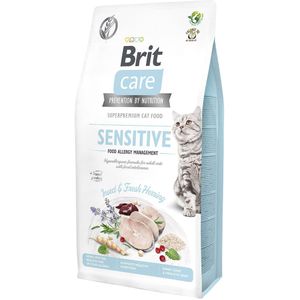 7kg Brit Care Cat Grain-Free Insect Food Allergy Management Dry Cat Food