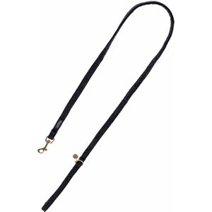 Nomad Tales Calma Halsband, ebony - Bijpassende riem (zwart): 120 cm lang, 15 mm breed