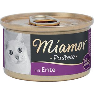 Miamor Pastei 12 x 85 g Kattenvoer - Eend