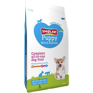 12kg Puppy Mini/Medium Smølke Hondenvoer