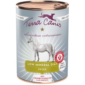 6x 400g Terra Canis Alimentum Veterinarium Mineraalarm Dieet Paard Hondenvoer Nat