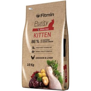 10 kg Fitmin Cat Purity Kitten Kattenvoer droog