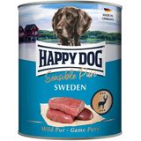 6x800g Sensible Pure Sweden (Wild Puur) Happy Dog Hondenvoer