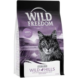 Wild Freedom Adult ""Wild Hills"" Sterilised Eend – Graanvrij Kattenvoer - 6,5 kg