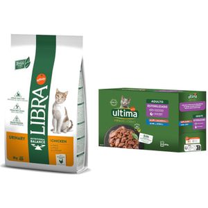 Libra Cat Dry  Ultima Natvoer gratis Adult Urinary Kip