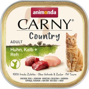animonda Carny Country Adult 32 x 100 g Kattenvoer - Kip, Kalf & Ree
