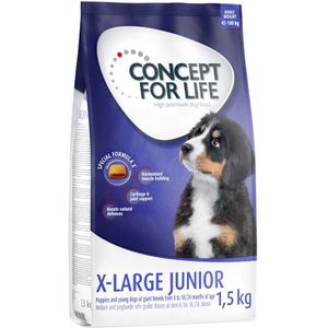Probeerprijs! 1 kg / 1,5 kg Concept for Life Hondenvoer - 1,5 kg X-Large Junior