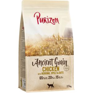 2,5 kg Purizon Adult Kip met Vis - Ancient Grain Katten Droogvoer