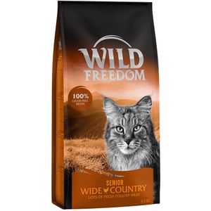 6,5kg Wild Freedom Senior Wide Country Gevogelte Kattenvoer droog