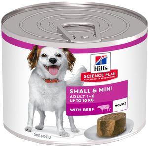 12 x 200 g Hill's Science Plan Adult Small &amp; Mini Mousse rund hondenvoer nat