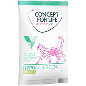 Concept for Life Veterinary Diet Hypoallergenic Insect Kattenvoer - 80 g