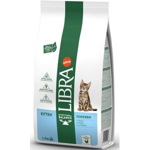 1,5kg Libra Cat Junior Droog kippenvoer voor katten