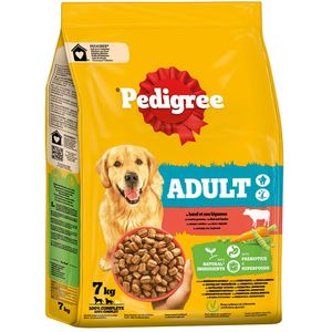 7kg Pedigree Adult met rund & groenten droog hondenvoer