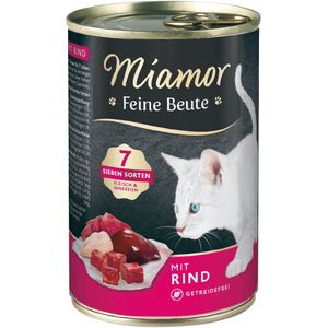 Miamor Fijne Prooi Kattenvoer 12 x 400 g - Rund