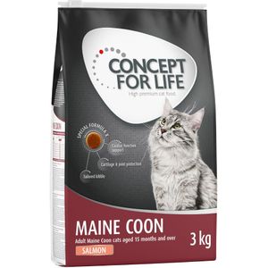 3 kg Concept for Life Kattenvoer voor een speciale prijs! - Maine Coon Adult zalm