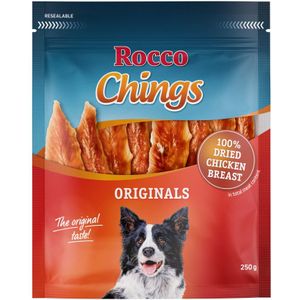 250g Chings Gedroogde Kipfilet Rocco Hondensnacks