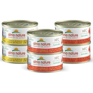 6 x 70 g Almo Nature Legend Kattenvoer - Mixpakket HFC met Kip  (6 x 70 g)