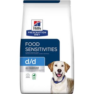 12kg Canine D/D Allergy & Skin Care met Eend & Rijst Hill's Prescription Diet Hondenvoer