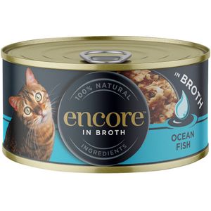 16x 70g Encore Blik zeevis Kattenvoer Nat