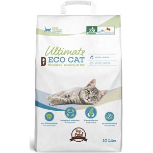 Ultimate Eco Cat Klonterende Kattenbakvulling - 10 L