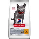 8 kg  Hill's Science Plan droogvoer - Sterilised Kitten Kip - 10 kg
