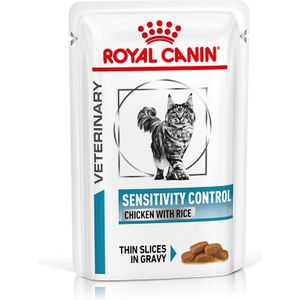 12 x 85 g Feline Sensitivity Control Kip Royal Canin Veterinary Kattenvoer